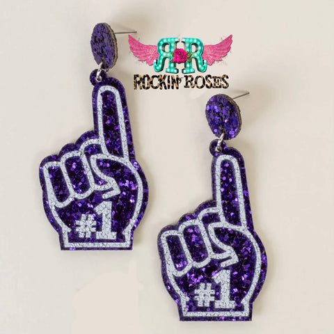 Game Day earrings