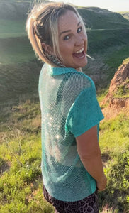 Backroads Rhinestone Top