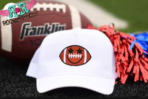 White Football Cap