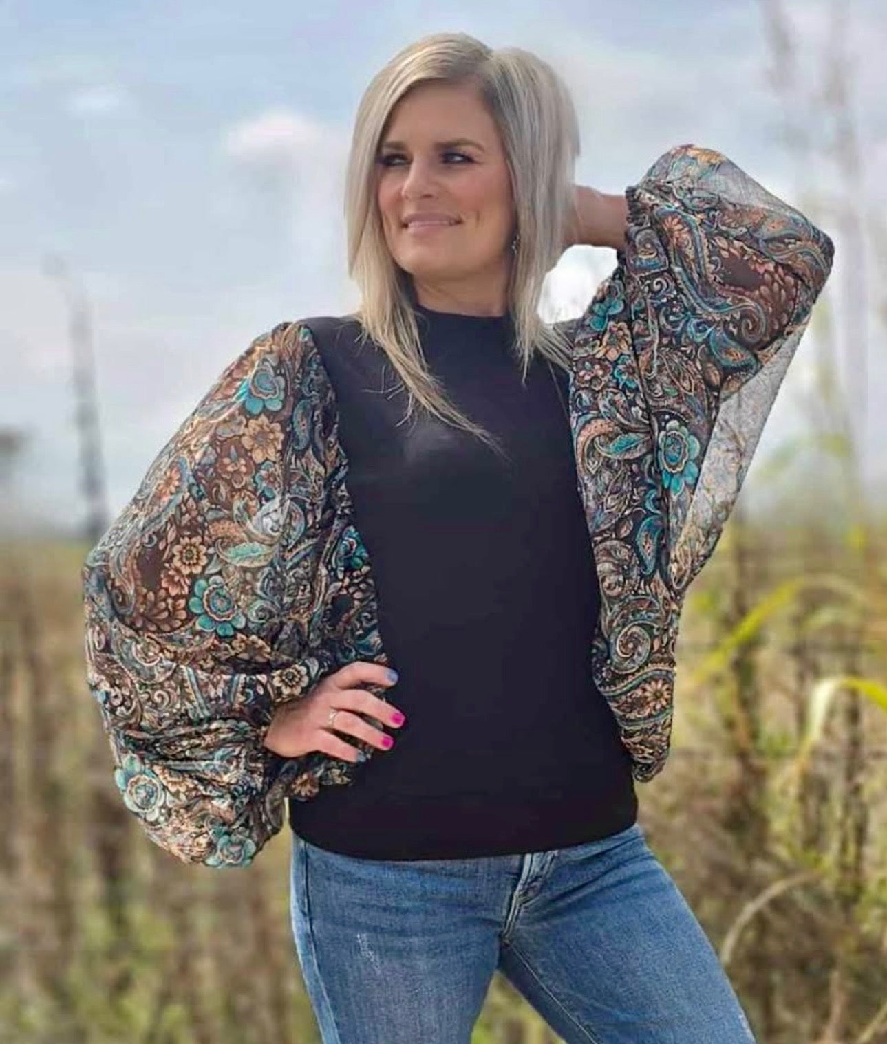 Paisley Dreams Top