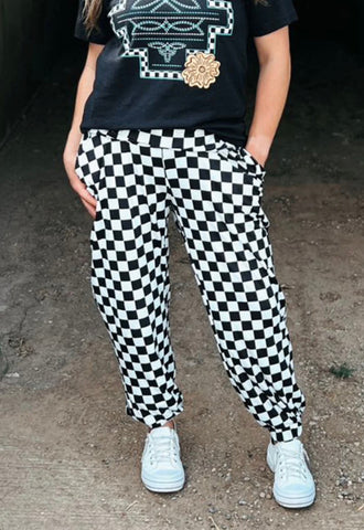 Checkered Joggers