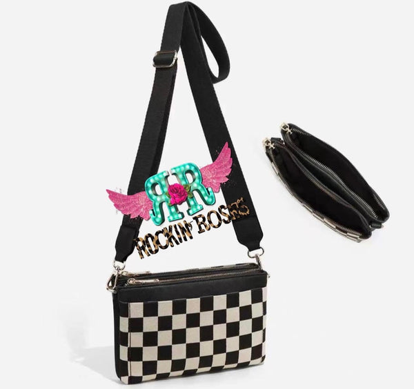 Split Checkmate Crossbody