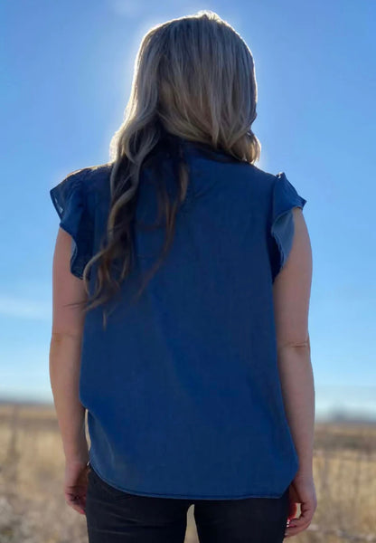 Babydoll Top Denim