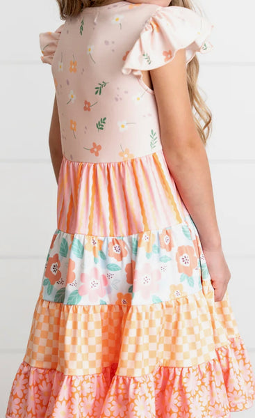 Ava Retro Floral Dress