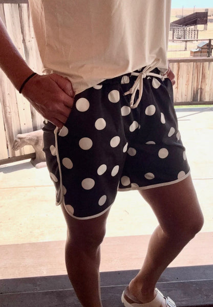 Polka Dot Posie long Shorts