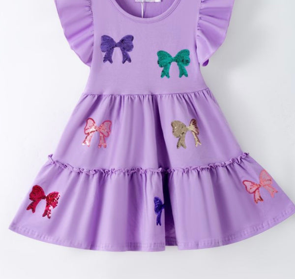 Sequin Bow Dress
