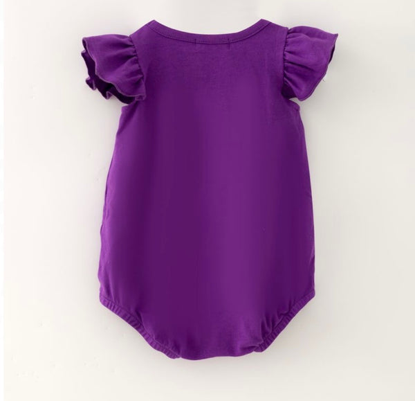 Purple Sequin Romper