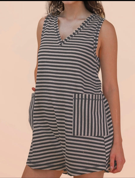 Stripe  Romper