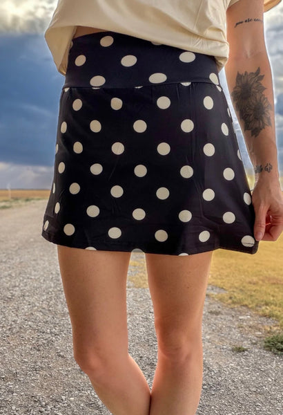 Polka Dot Skort