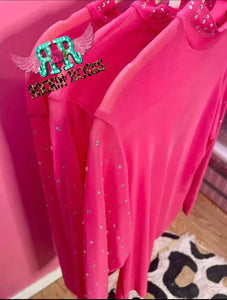 Pink Bling mesh