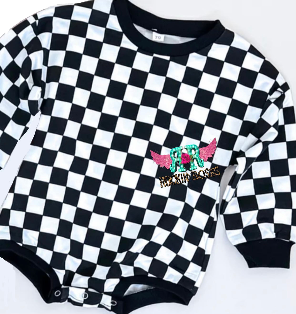 Checker Bubble Onesie
