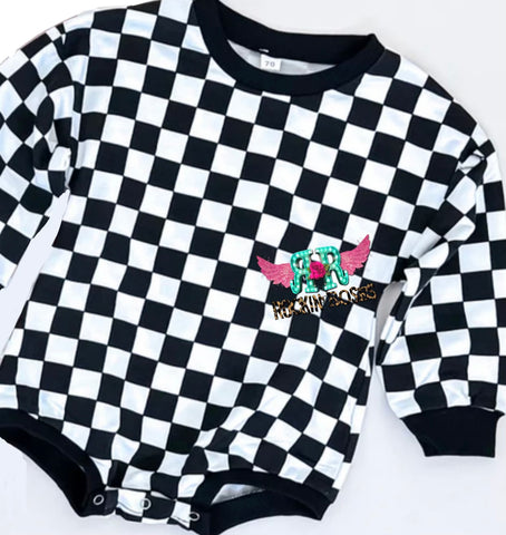 Checker Bubble Onesie