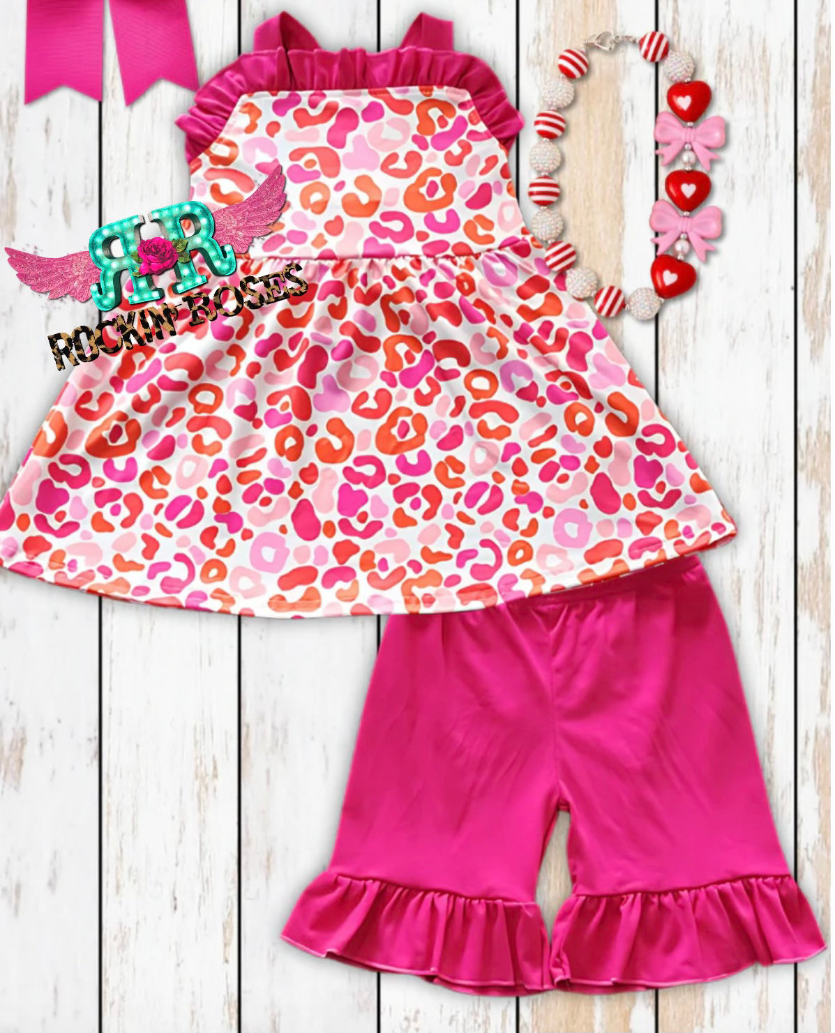 Leopard Short set