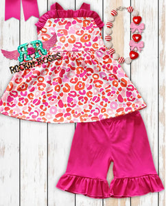 Leopard Short set