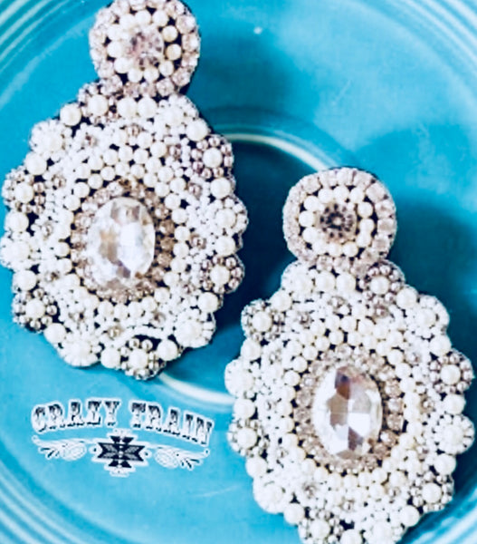 Rhinestone cowboy earrings